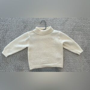 Zara toddler girl cream sweater
